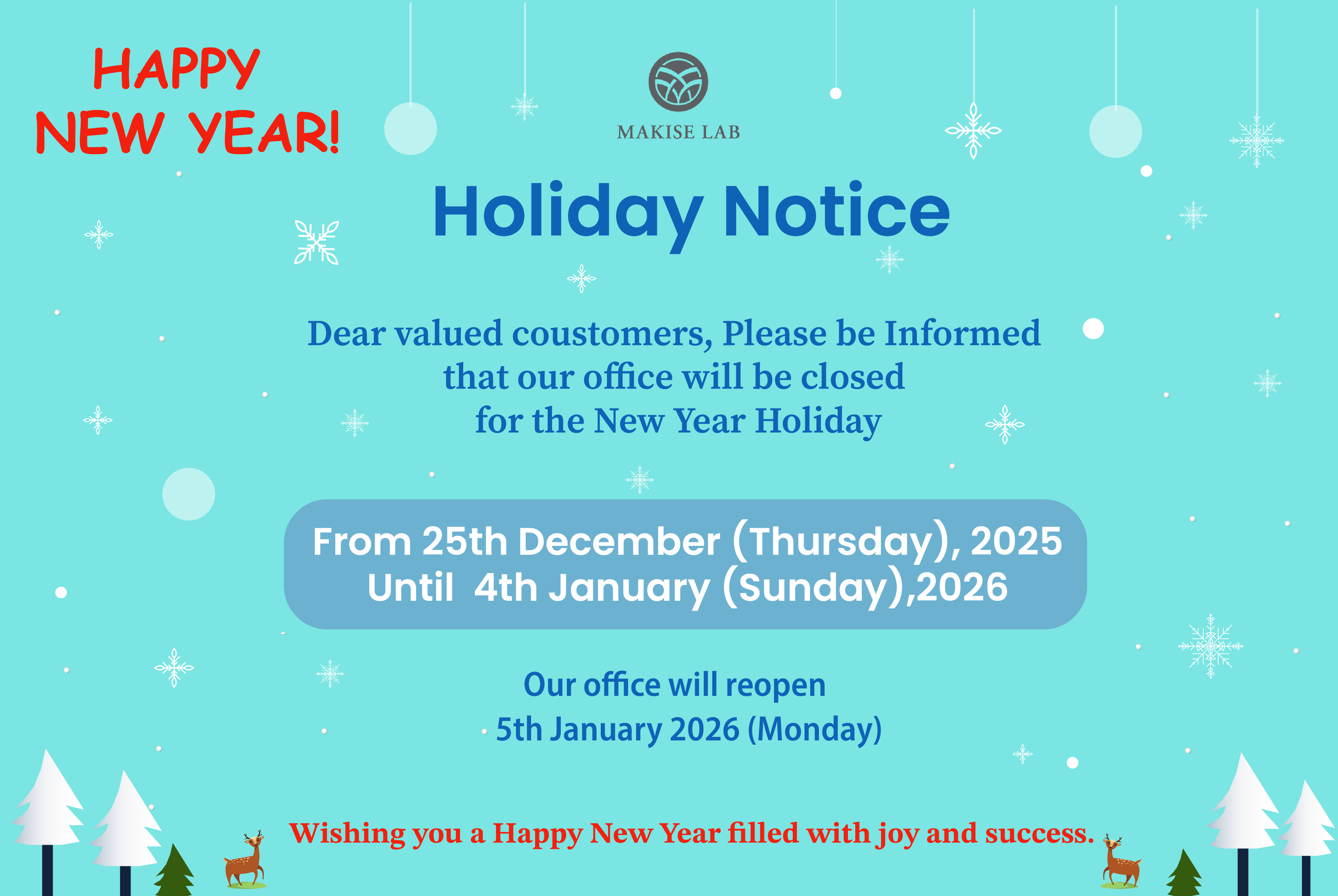 1Holiday Notice2026