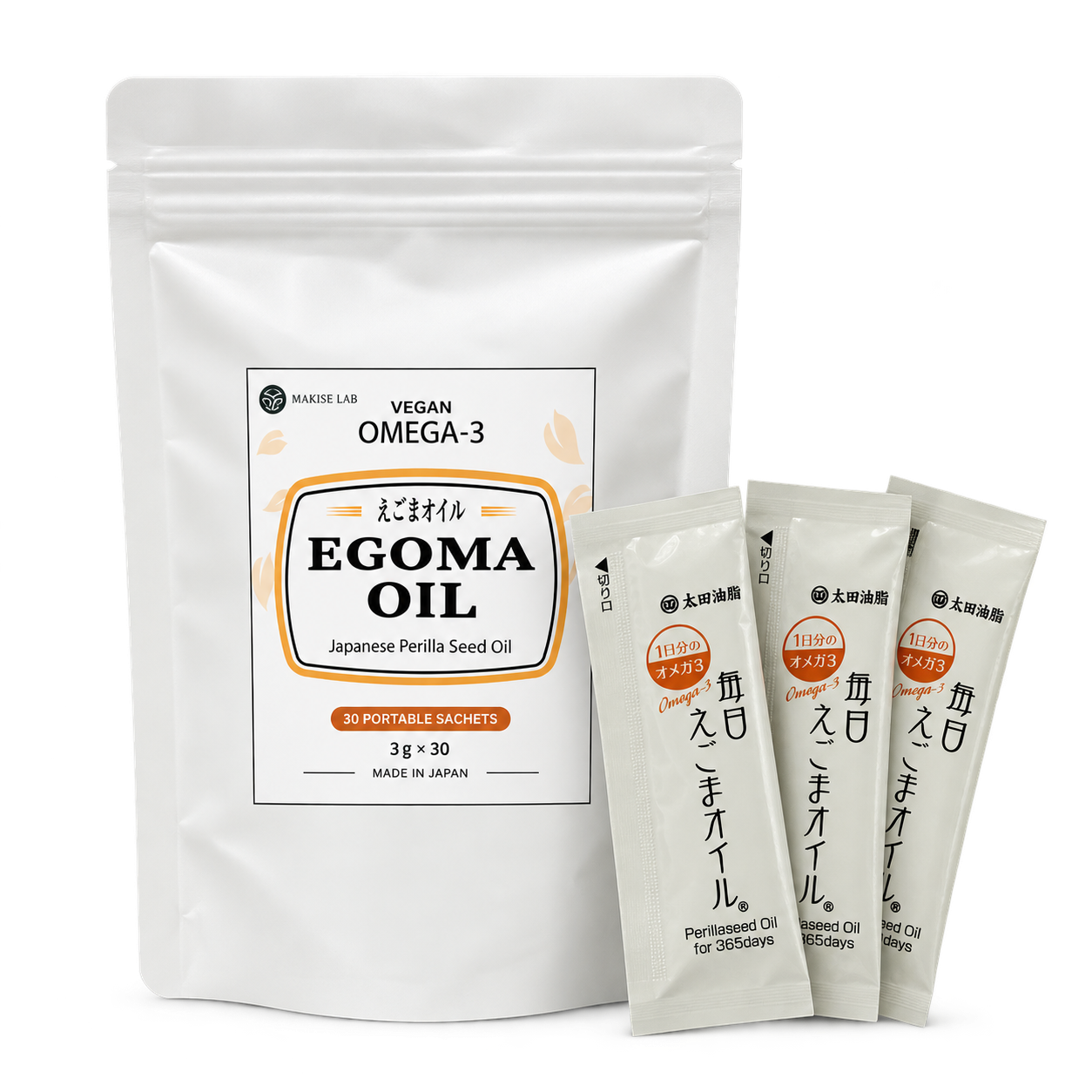 EGOMA OIL pouch and daily sachets